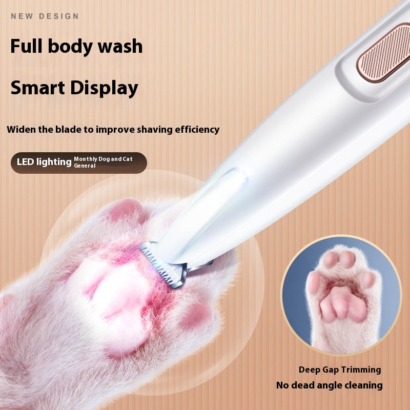 Pet Paw Trimmer with LED Light – Safe & Precise Grooming Tool for Dogs & Cats