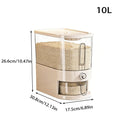 “Mess-Free Kitchen Storage Dispenser | No More Spills, Just Easy One-Click Control”