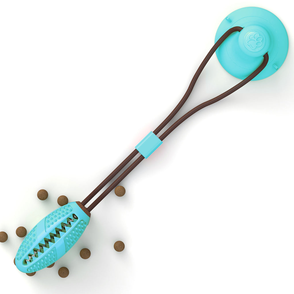 Interactive Dog Tug Toy with Suction Cup – Teeth Cleaning & Anti-Boredom Toy