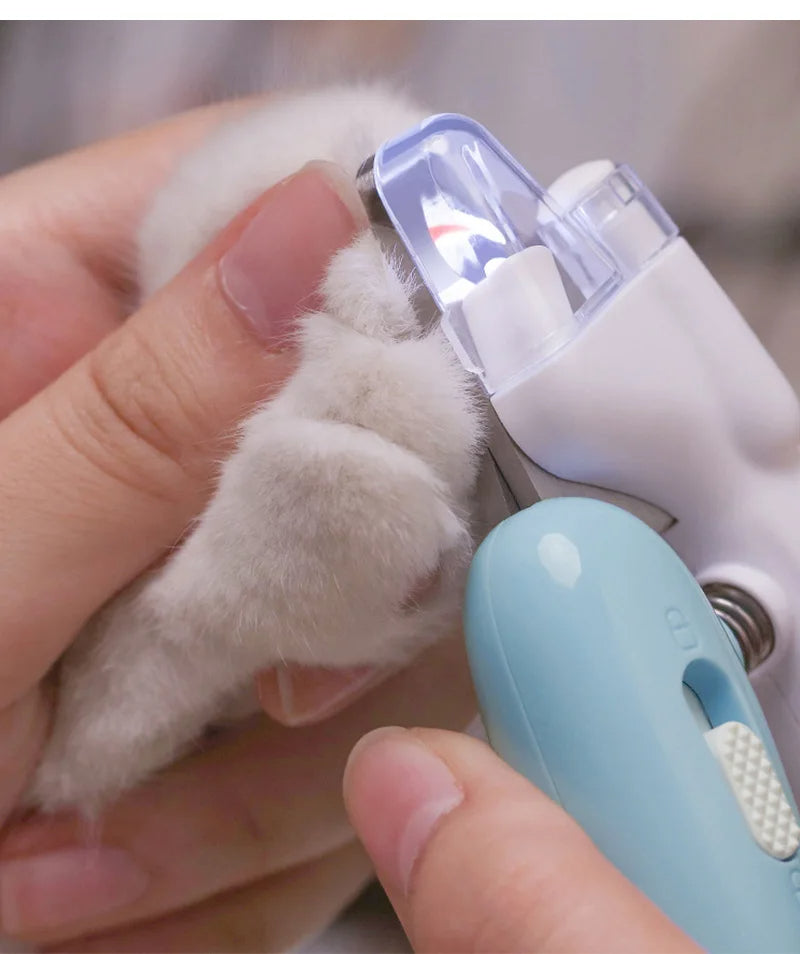 LED Pet Nail Clipper & Grinder – Safe, Painless Grooming Tool for Dogs & Cats