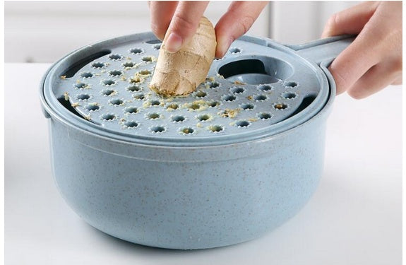8-in-1 Vegetable Mandoline Slicer with Bowl