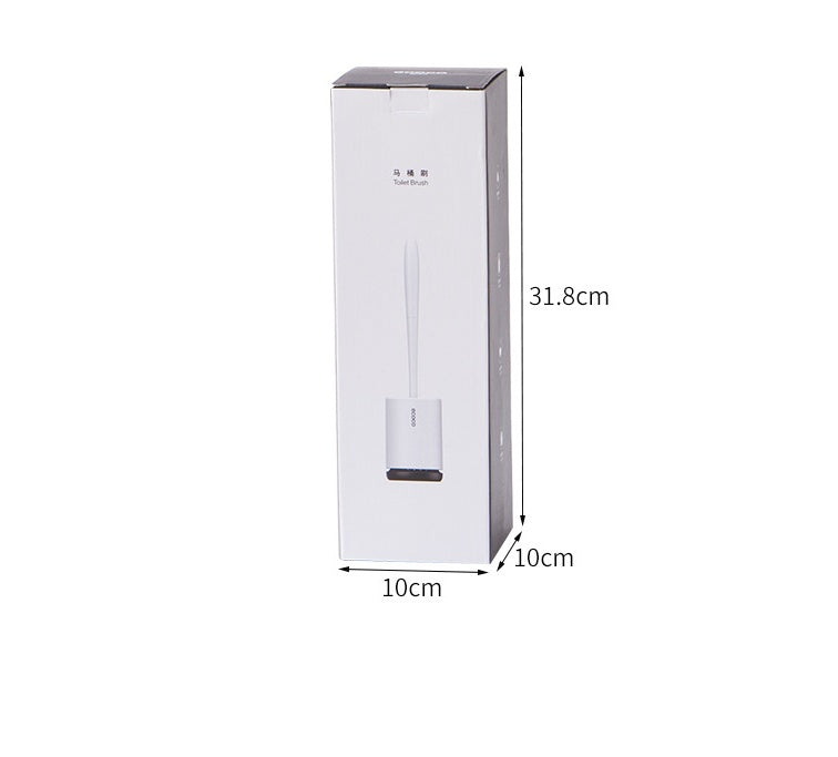 Silicone Toilet Brush with Wall Mount – Hygienic & No-Stick Cleaning