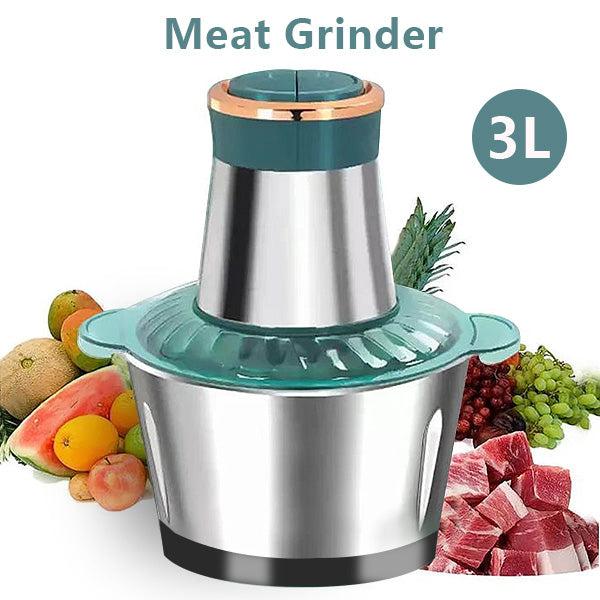 3L Electric Food Chopper | Chop Meat & Veggies in Seconds (Time-Saving Kitchen Tool)