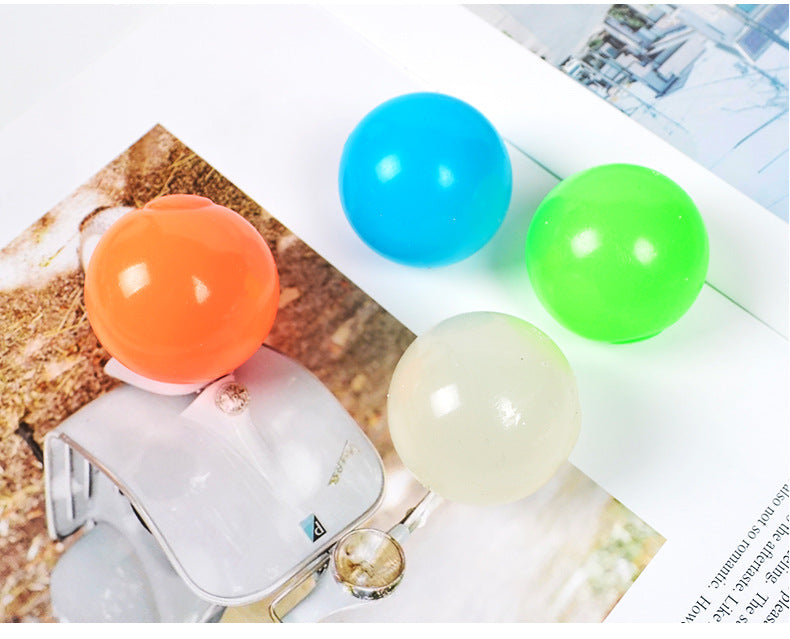 Glow in the Dark Sticky Wall Balls – Kids Fun Party Toy