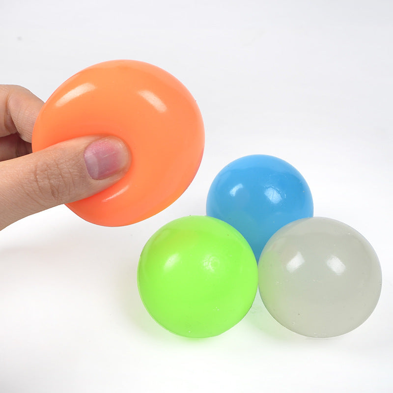 Glow in the Dark Sticky Wall Balls – Kids Fun Party Toy