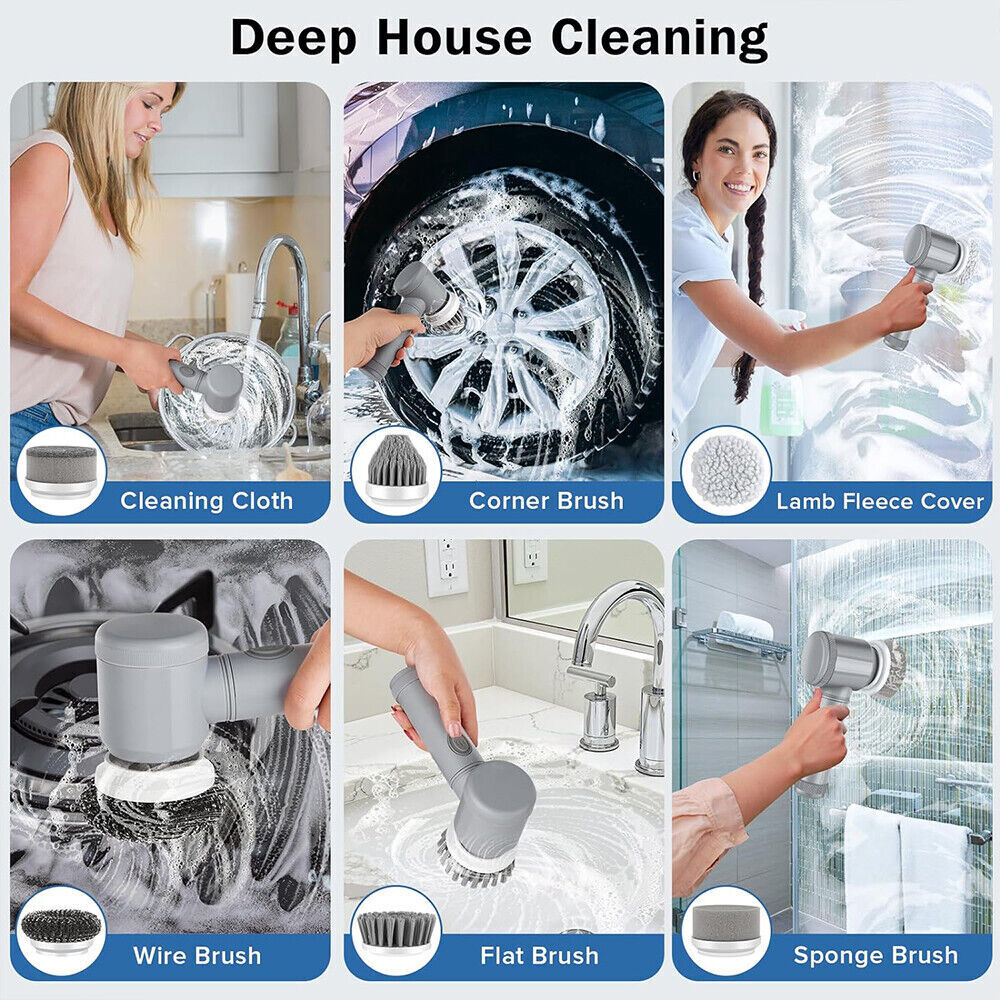 Power Spin Scrubber | Effortless Deep Cleaning Brush (No More Scrubbing Pain)