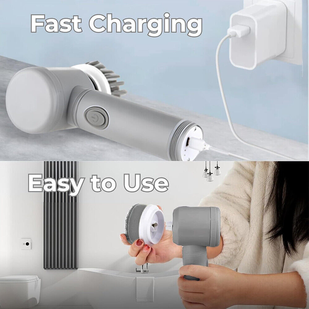 Power Spin Scrubber | Effortless Deep Cleaning Brush (No More Scrubbing Pain)