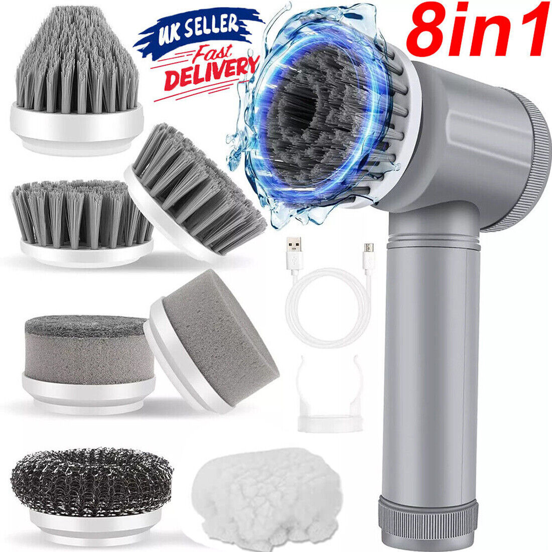 Power Spin Scrubber | Effortless Deep Cleaning Brush (No More Scrubbing Pain)