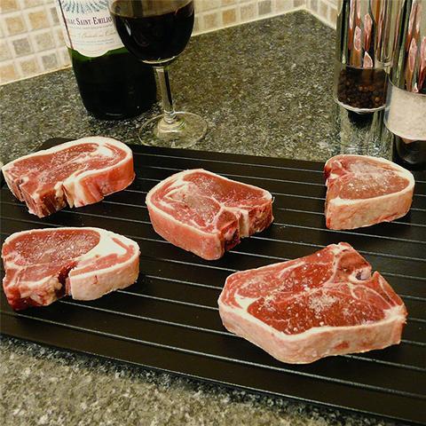 Fast Defrosting Tray for Meat & Frozen Food