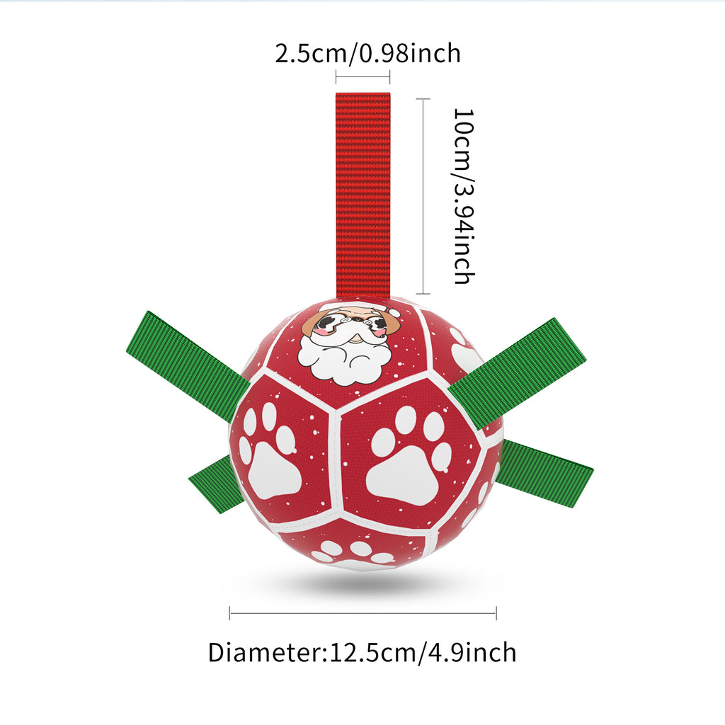 Interactive Dog Football Toy – Durable Soccer Ball for Active Dogs
