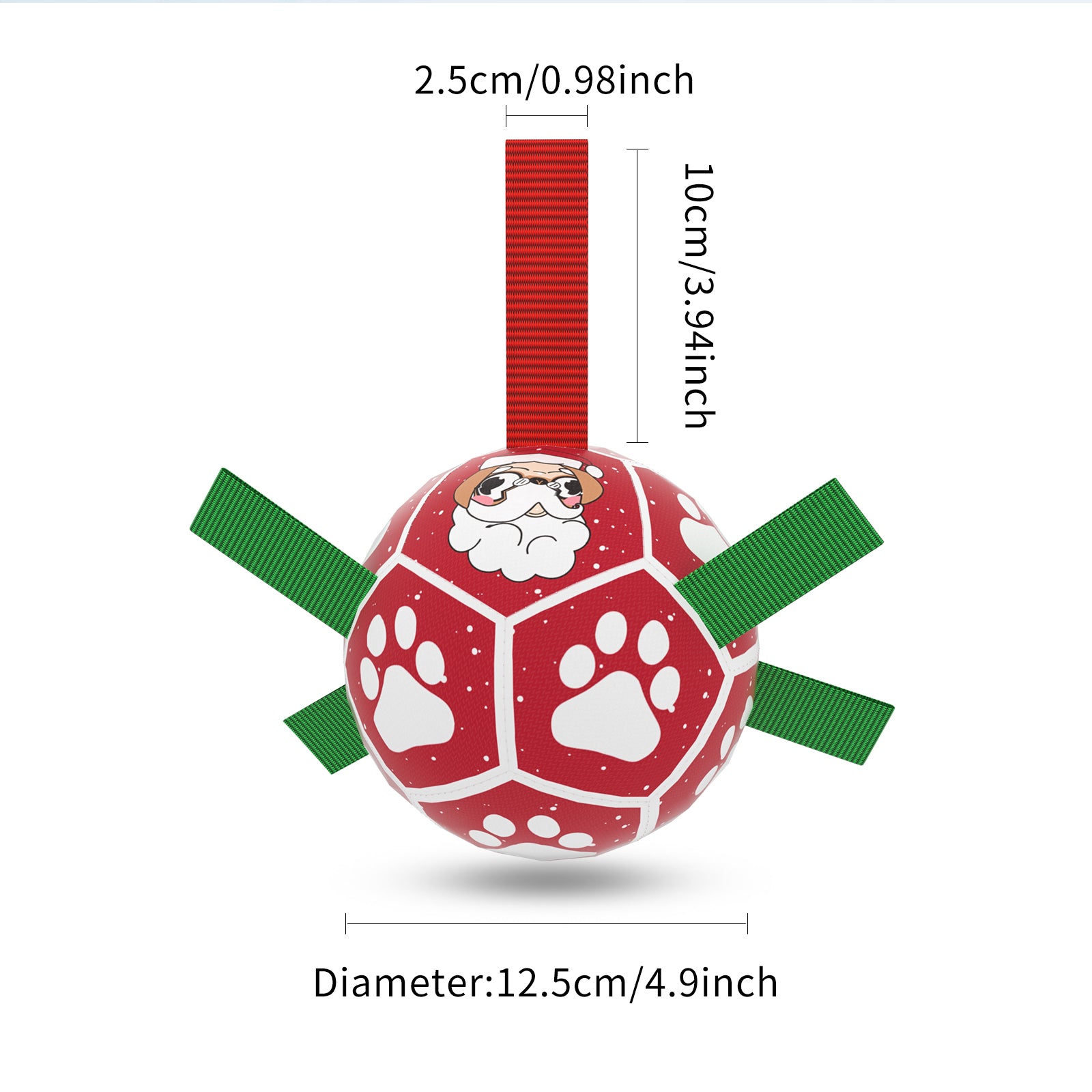 Interactive Dog Football Toy – Durable Soccer Ball for Active Dogs