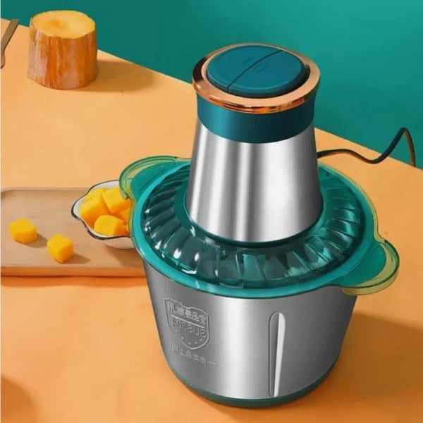 3L Electric Food Chopper | Chop Meat & Veggies in Seconds (Time-Saving Kitchen Tool)