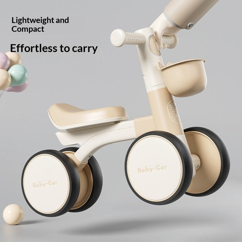 Baby Balance Bike Ride-On Toy with Music & Lights
