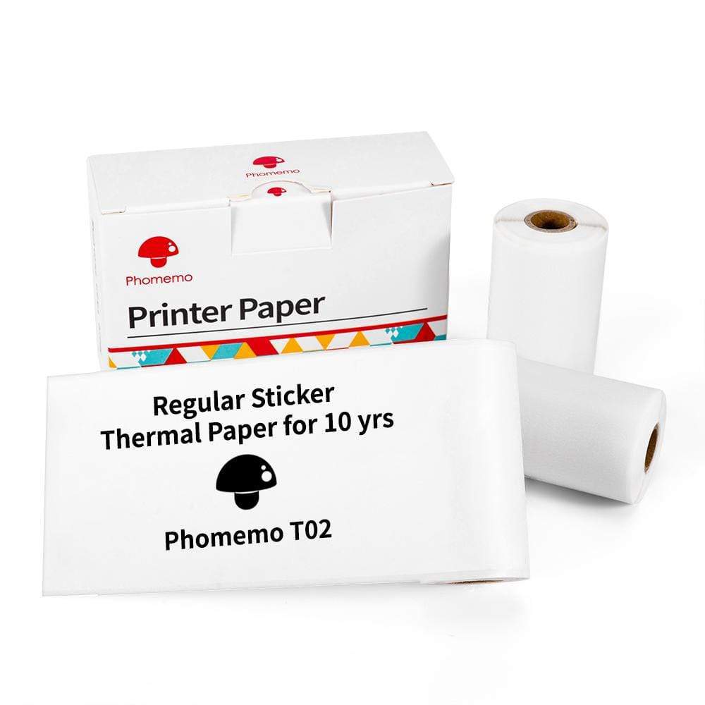 Mini Portable Thermal Printer – Wireless Bluetooth Sticker & Label Printer
