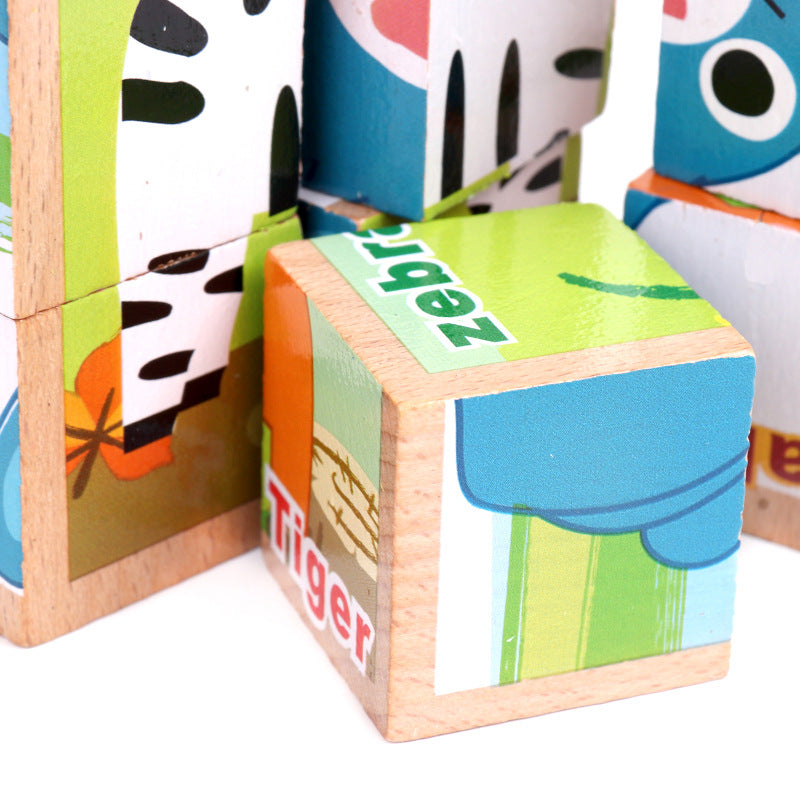 Wooden 3D Cube Puzzle Toy for Kids – Montessori Learning Puzzle