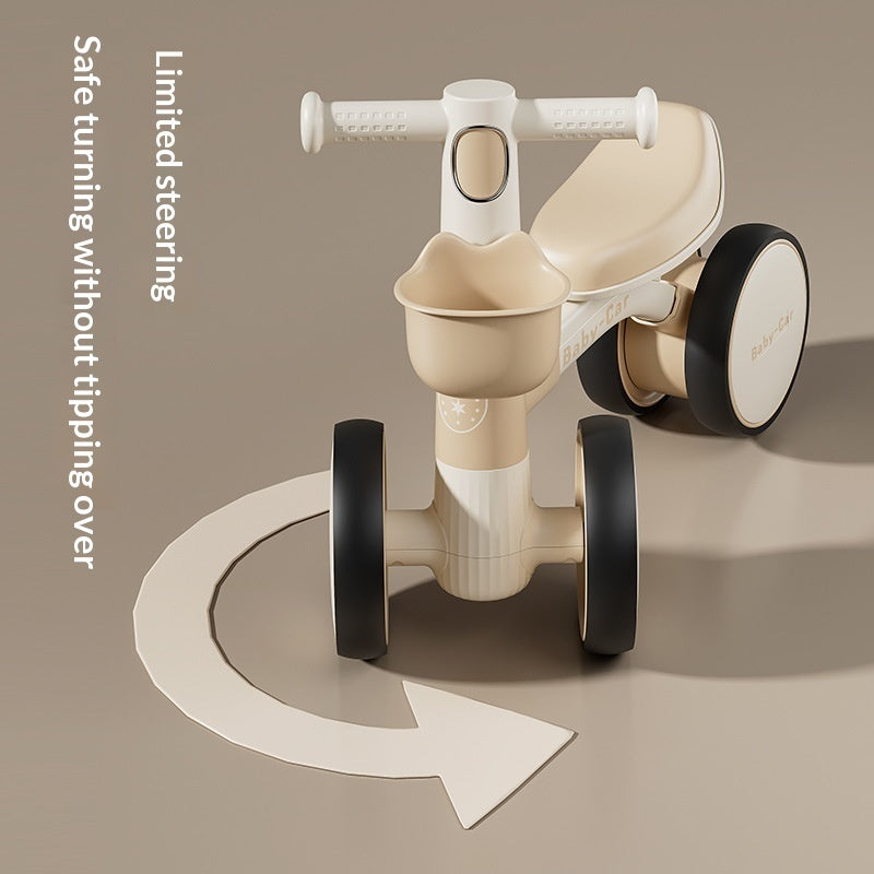Baby Balance Bike Ride-On Toy with Music & Lights