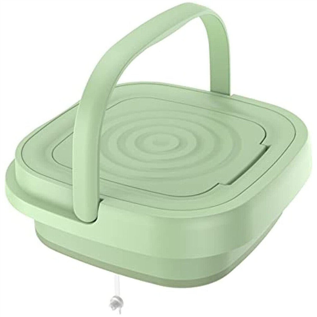 Portable Mini Washing Machine (8L) – Foldable Compact Laundry Washer for Travel & Small Spaces