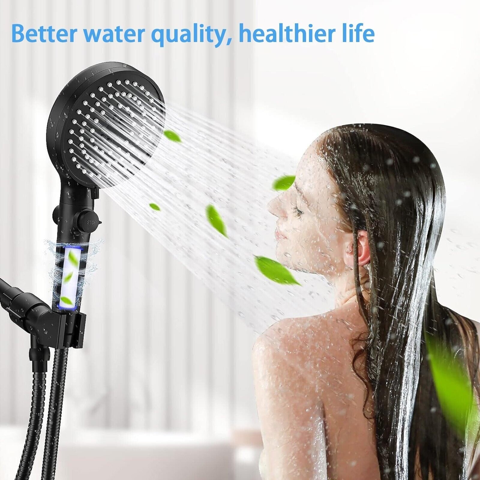 High Pressure Shower Head – 5 Mode Water Saving Handheld Shower with Powerful Spray & Easy Installation