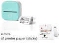 Mini Portable Thermal Printer – Wireless Bluetooth Sticker & Label Printer