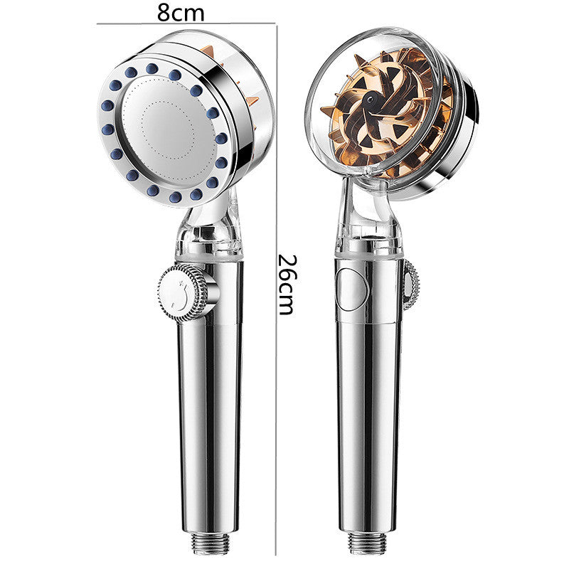 AquaBoost™ Turbo Shower Head – High Pressure Water Saving