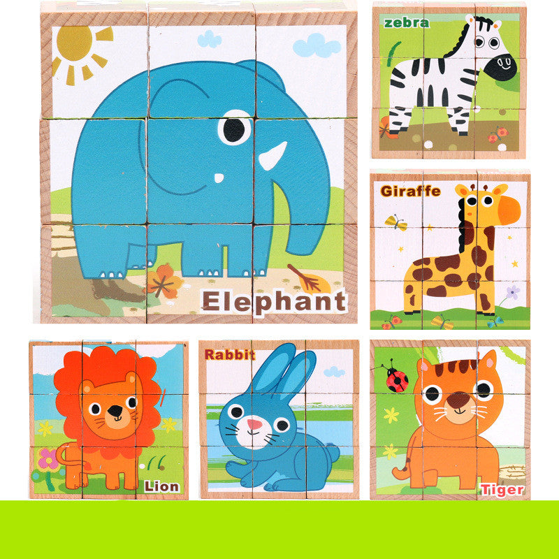 Wooden 3D Cube Puzzle Toy for Kids – Montessori Learning Puzzle