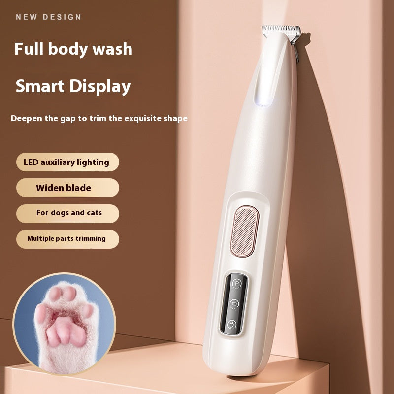 Pet Paw Trimmer with LED Light – Safe & Precise Grooming Tool for Dogs & Cats