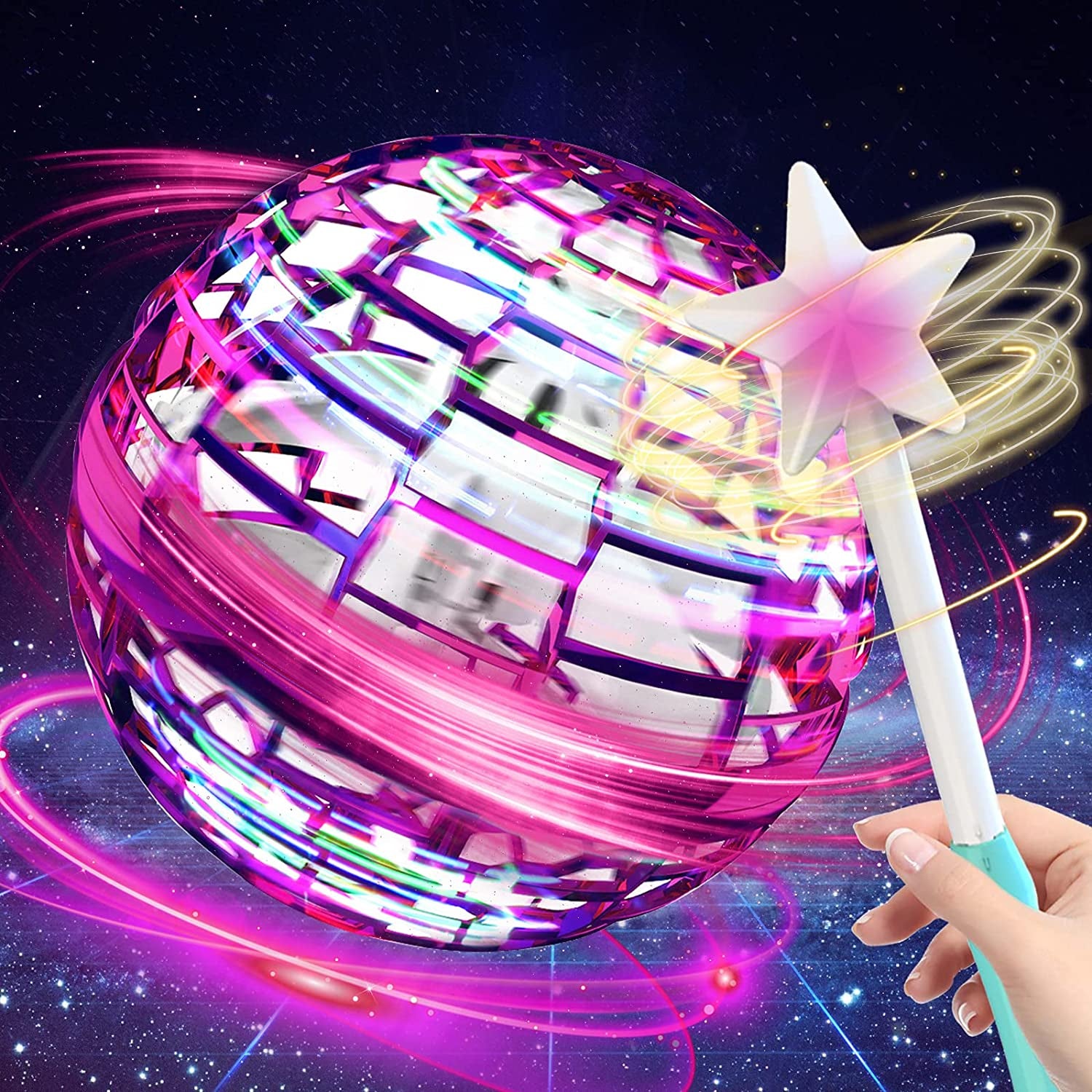 Magic Flying Boomerang Ball – Fun LED Spinner Toy