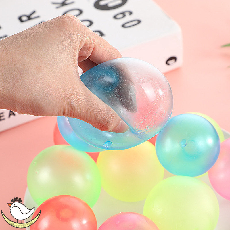Glow in the Dark Sticky Wall Balls – Kids Fun Party Toy