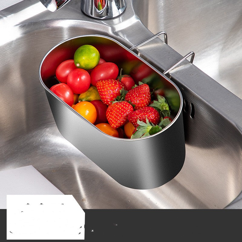 Sink Drain Basket – Stainless Steel Kitchen Strainer