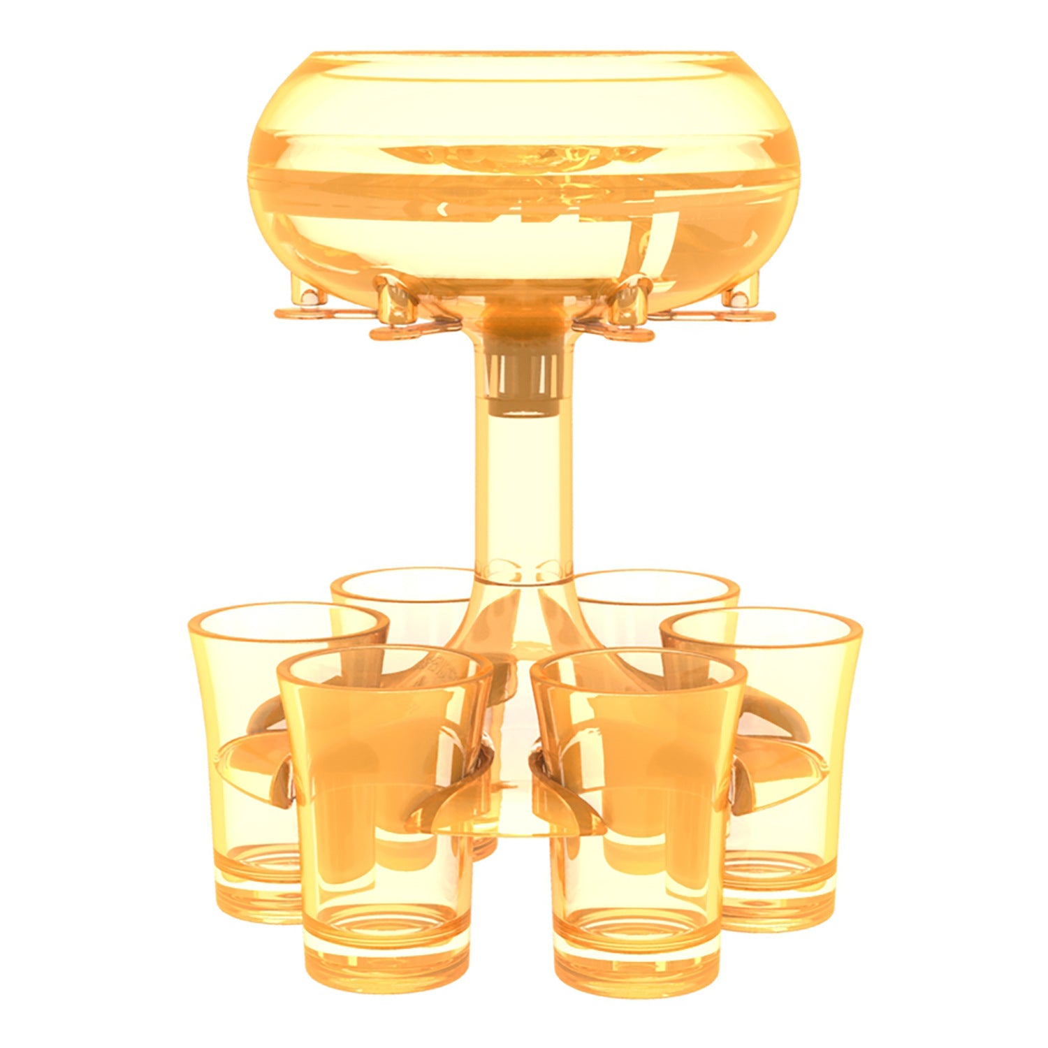 6 Shot Glass Dispenser – Perfect Party Drink Pourer