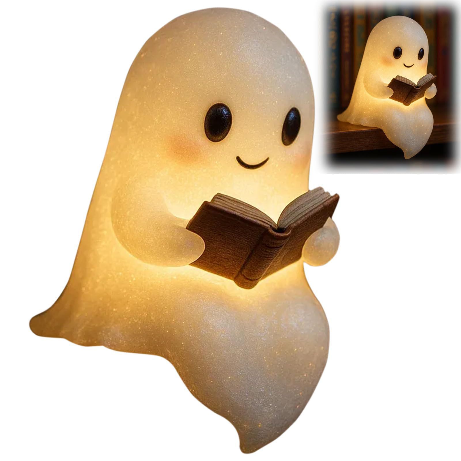 Cute Ghost Night Light – Cozy LED Bedside Lamp for Relaxing Room Vibes