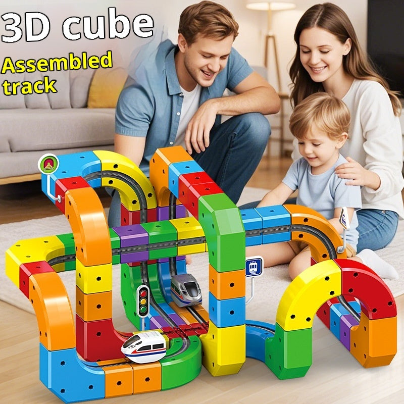MagicTrack™ Electric Train Building Set – 81PCS Kids Toy (UK Edition)