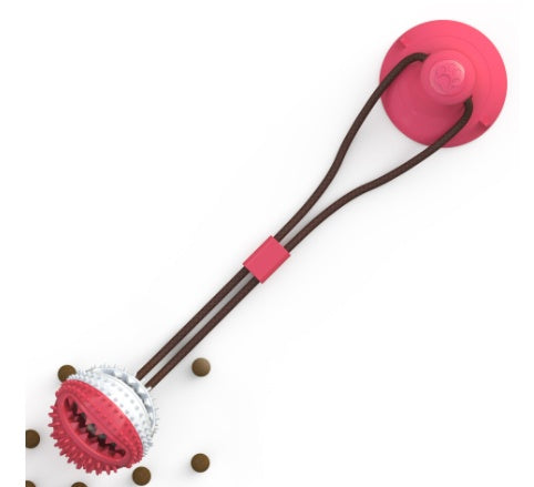 Interactive Dog Tug Toy with Suction Cup – Teeth Cleaning & Anti-Boredom Toy