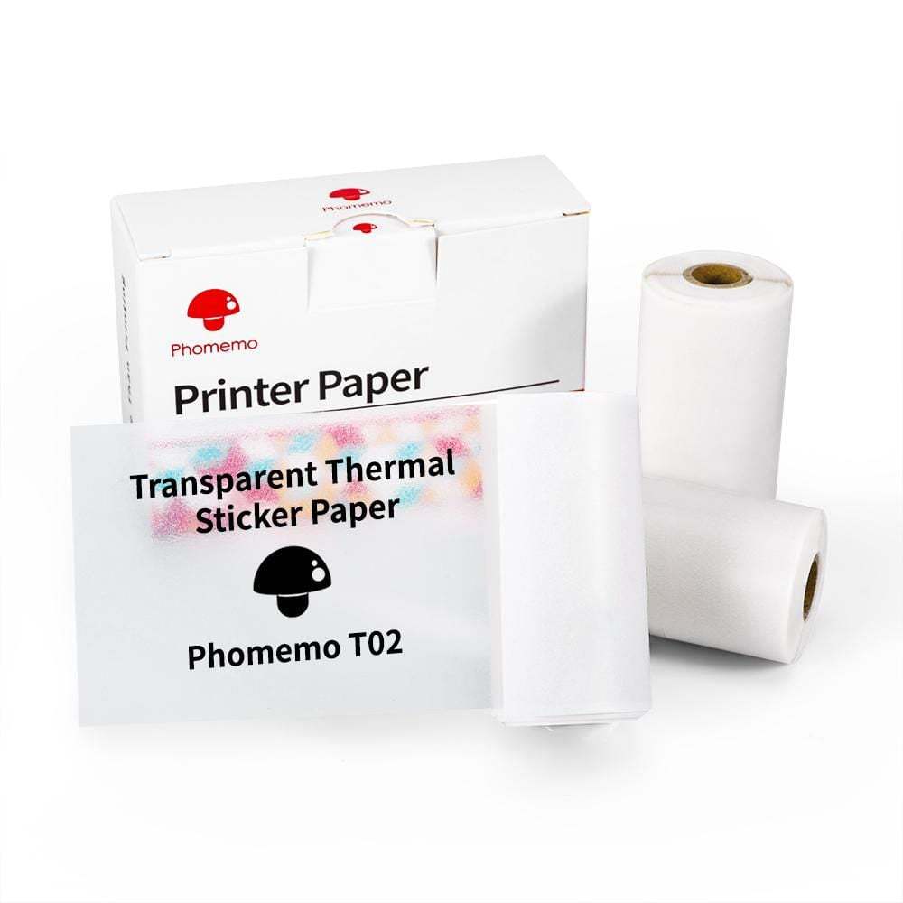 Mini Portable Thermal Printer – Wireless Bluetooth Sticker & Label Printer