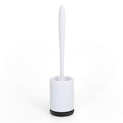 Silicone Toilet Brush with Wall Mount – Hygienic & No-Stick Cleaning