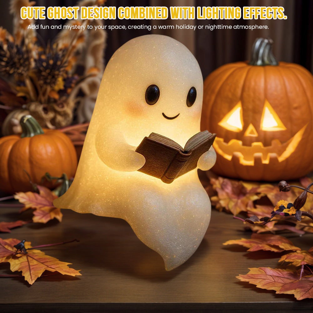 Cute Ghost Night Light – Cozy LED Bedside Lamp for Relaxing Room Vibes