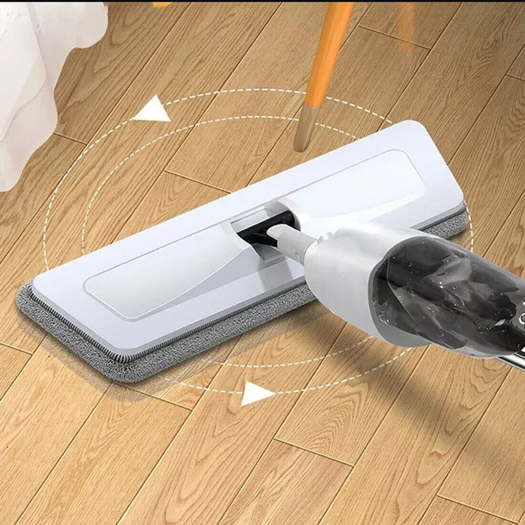 Spray Mop with Microfiber Pads – All-in-One Floor Cleaning Mop with Refillable Bottle (2 Pads Included)