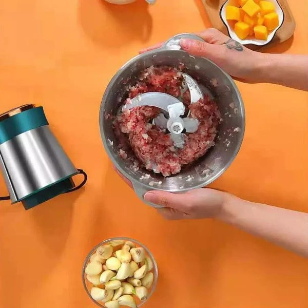 3L Electric Food Chopper | Chop Meat & Veggies in Seconds (Time-Saving Kitchen Tool)