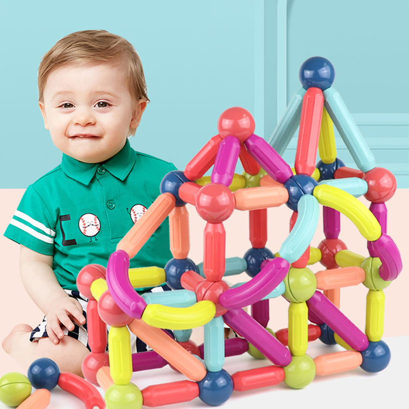 Magnetic Building Blocks Set – Creative Educational Toy for Kids