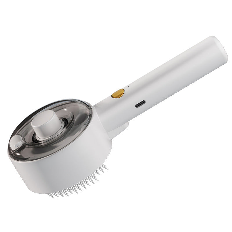 Pet Hair Remover Brush – Self-Cleaning Steam Grooming Tool for Dogs & Cats