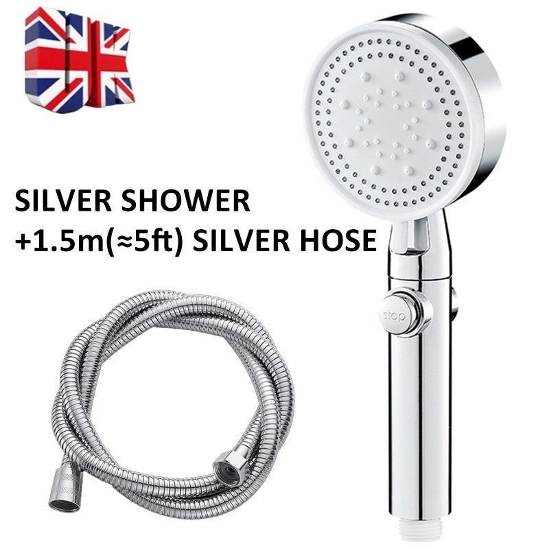 High Pressure Shower Head – 5 Mode Water Saving Handheld Shower with Powerful Spray & Easy Installation