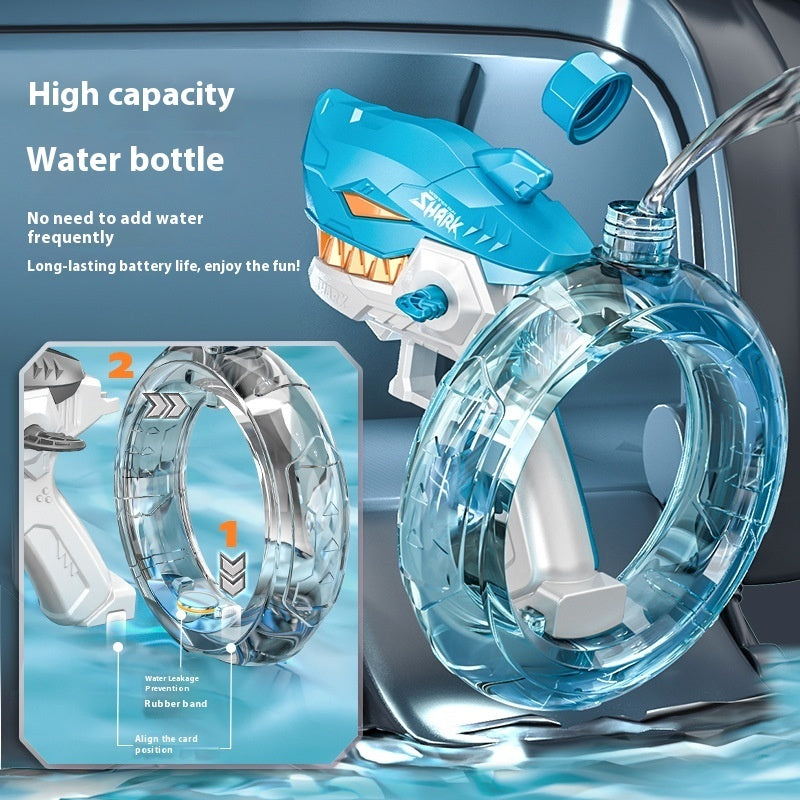 Shark Electric Automatic Water Gun for Kids – Summer Beach Toy