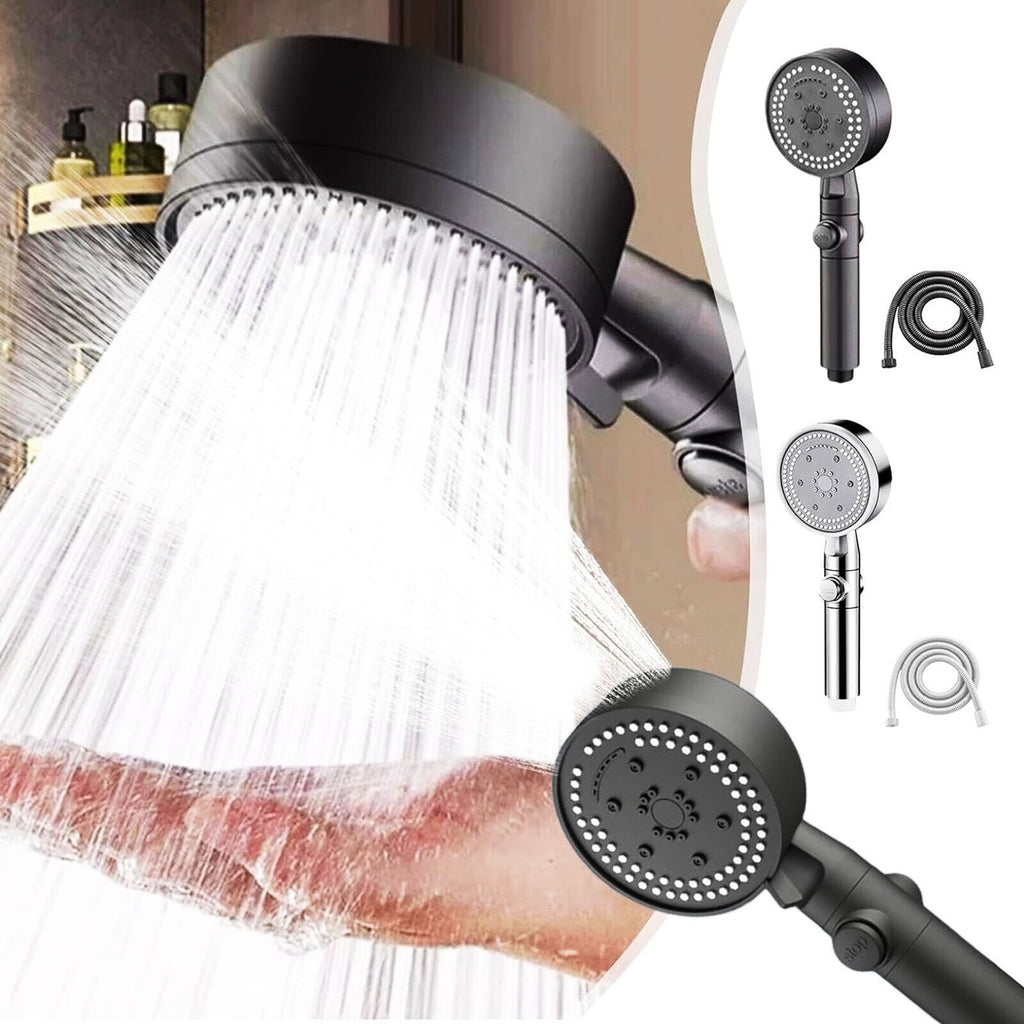 High Pressure Shower Head – 5 Mode Water Saving Handheld Shower with Powerful Spray & Easy Installation