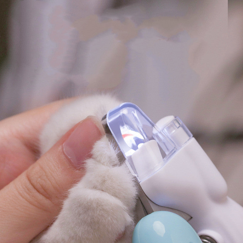 LED Pet Nail Clipper & Grinder – Safe, Painless Grooming Tool for Dogs & Cats