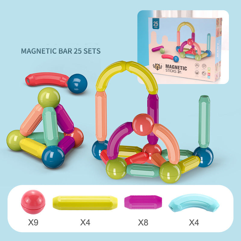 Magnetic Building Blocks Set – Creative Educational Toy for Kids