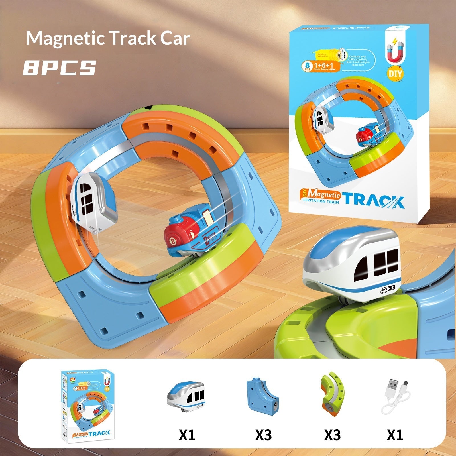 MagicTrack™ Electric Train Building Set – 81PCS Kids Toy (UK Edition)