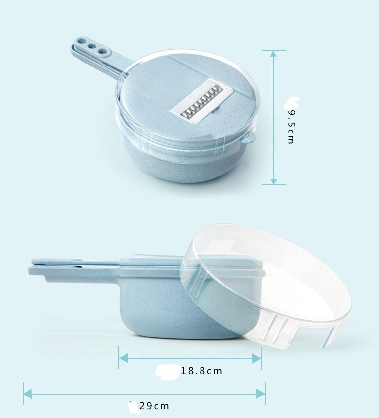 8-in-1 Vegetable Mandoline Slicer with Bowl