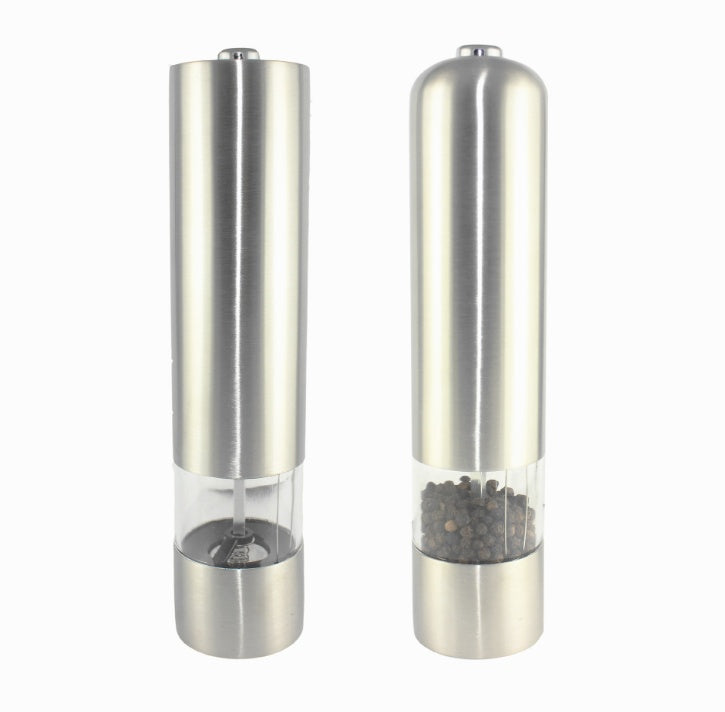 Electric Stainless Steel Salt & Pepper Grinder