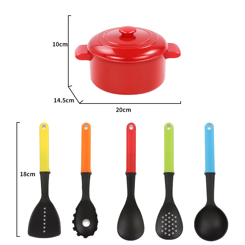Kids Kitchen Play Set 12PCS – Cooking Toy Set for Boys & Girls