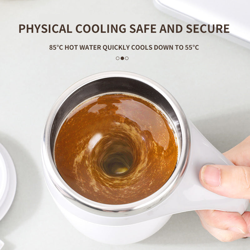 Self-Stirring Coffee Mug – Automatic Mixing Cup